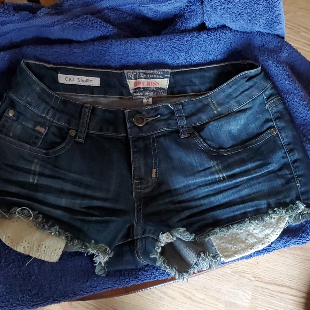 Jean cut off shorts